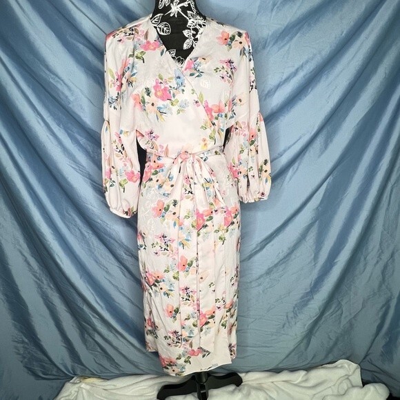 Mango Floral Wrap Dress - Picture 2 of 6